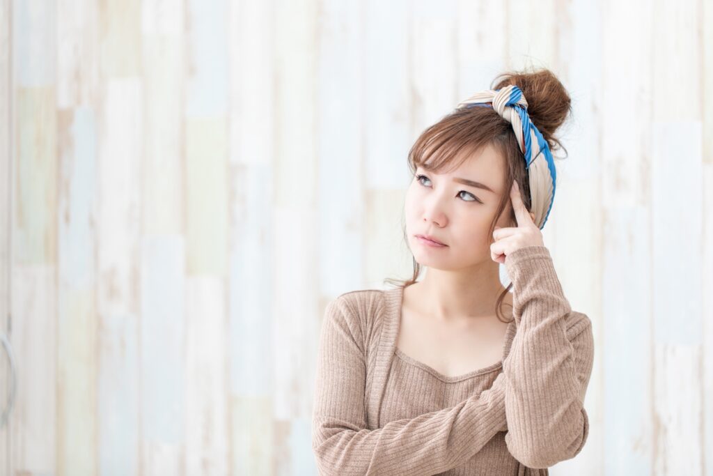 困った女性