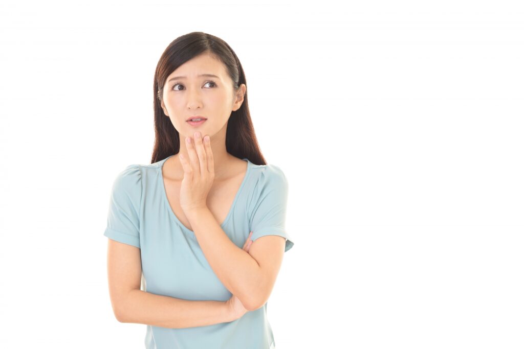 困った女性